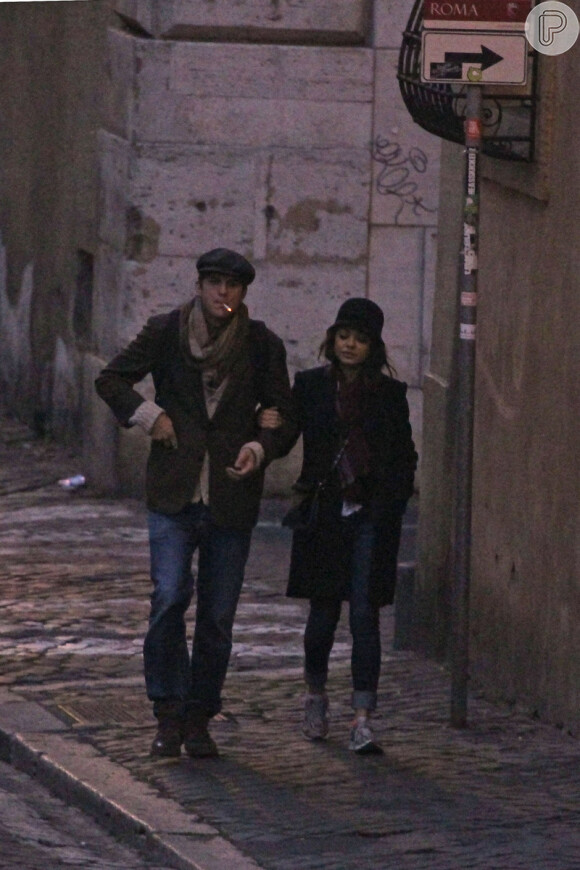 Em novembro de 2012, o casal foi flagrado caminhando pelas ruas de Roma, na Itália