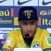 Neymar deu uma entrevista coletiva, direto da Granja, nesta quinta-feira, 10 de julho de 2014