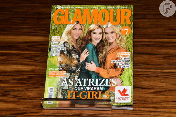 Sophia Abrahão, Fiorella Mattheis e Giovanna Ewbank estampam a capa da revista 'Glamour' deste mês