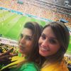 Fernanda Paes Leme vai ao estádio Mané Garrincha torcer pelo Brasil em jogo contra a Holanda: 'Brasil até o fim'