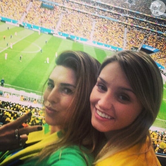 Fernanda Paes Leme vai ao estádio Mané Garrincha torcer pelo Brasil em jogo contra a Holanda: 'Brasil até o fim'