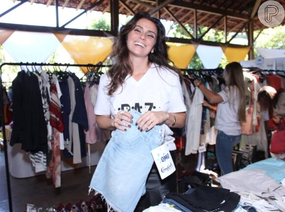 Giovanna Antonelli vai realizar seu bazar entre os dias 06 e 09 de agosto, em São Paulo