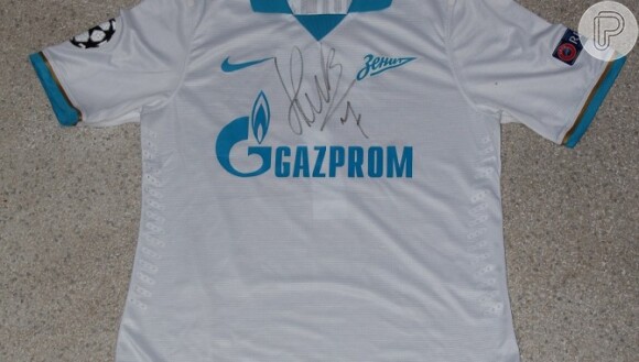 Camisa do Zenit autografada por Hulk terá lance inicial no valor de R$ 150