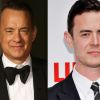 Colin é filho de Tom Hanks e mostra bastante similiaridade com o pai. Queixo, olhos e boca são os traços mais comuns entre eles