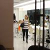 Antonia Fontenelle encontra Susana Werner em salão de beleza em shopping no Rio