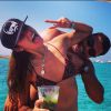 Paula Morais e Ronaldo curtem dia de praia em Ibiza