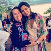 Mãe de Ronaldo, Sônia posa com Paula Morais em Ibiza, na Espanha