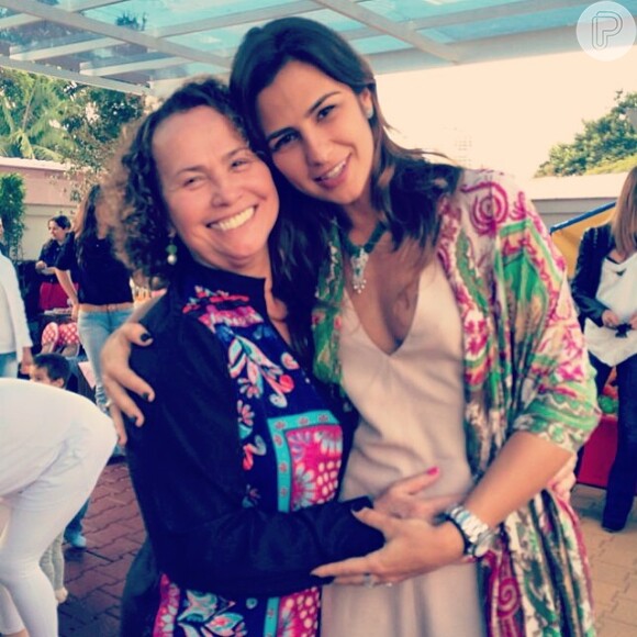 Mãe de Ronaldo, Sônia posa com Paula Morais em Ibiza, na Espanha