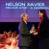 Nelson Xavier recebe prêmio de melhor ator pela atuação no filme 'A despedida' no Festival de Cinema de Gramado. Cerimônia de premiação aconteceu no último dia do festival, neste sábado, 16 de agosto de 2014