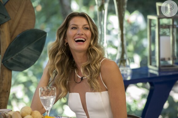 Gisele Bündchen participa do programa 'Mais Você', da TV Globo, na manhã de 25 de agosto de 2014