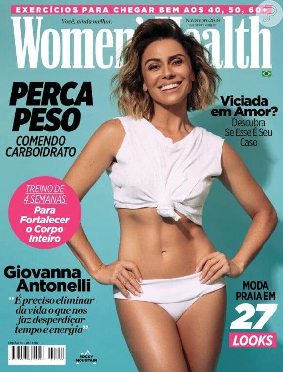 Giovanna Antonelli é a capa da revista 'Women's Health' de novembro