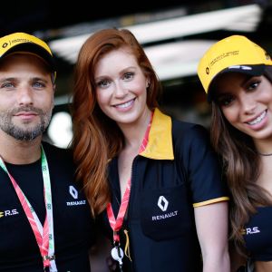 Bruno Gagliasso, Marina Ruy Barbosa e Anitta prestigiaram o Grande Prêmio do Brasil de Fórmula 1, no Autódromo de Interlagos, em São Paulo, neste domingo, 11 de novembro de 2018