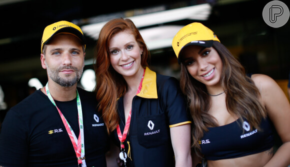 Bruno Gagliasso, Marina Ruy Barbosa e Anitta prestigiaram o Grande Prêmio do Brasil de Fórmula 1, no Autódromo de Interlagos, em São Paulo, neste domingo, 11 de novembro de 2018