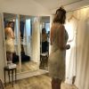 'Para ela se sentir noiva, optamos pelo vestido todo bordado, que levou dois meses para ser feito', explicou Maria Mendes