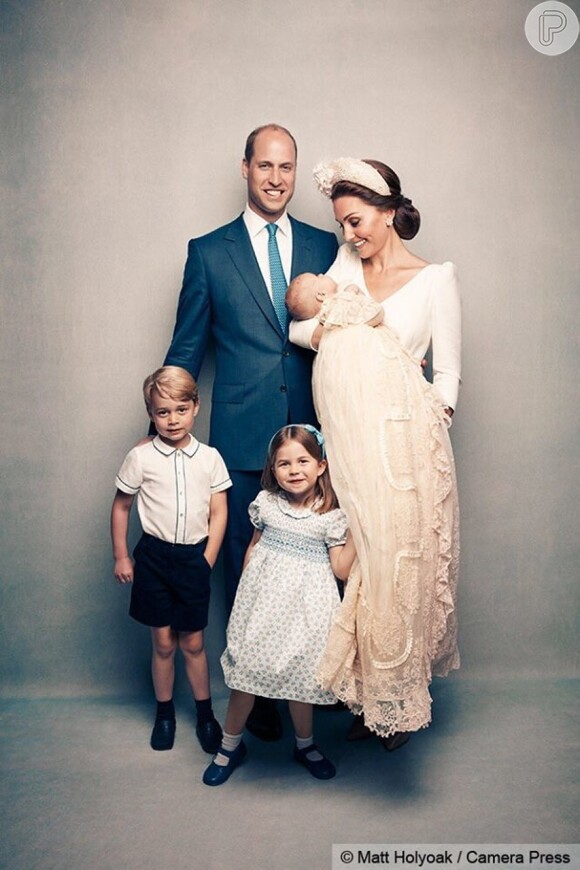 O príncipe William e Kate Middleton são pais de George, Charlotte e Louis