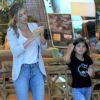 Grazi Massafera passeou com a filha, Sofia, em shopping do Rio nesta segunda-feira, 19 de novembro de 2018