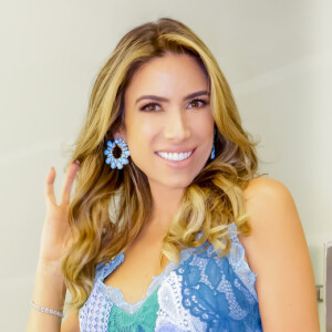 Patrica Abravanel revelou terceira gravidez no mês passado, oito meses após dar à luz Jane