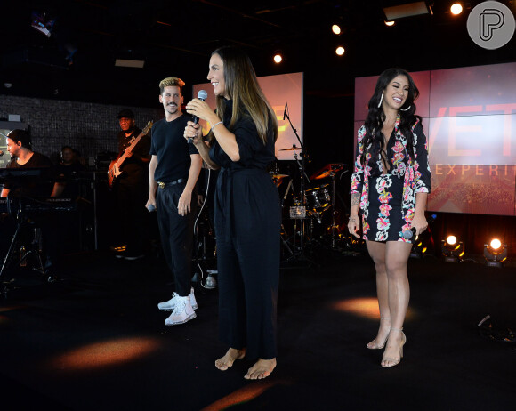 Ivete Sangalo recebeu a youtuber e influencer Bianca Andrade no palco do seu pocket show
