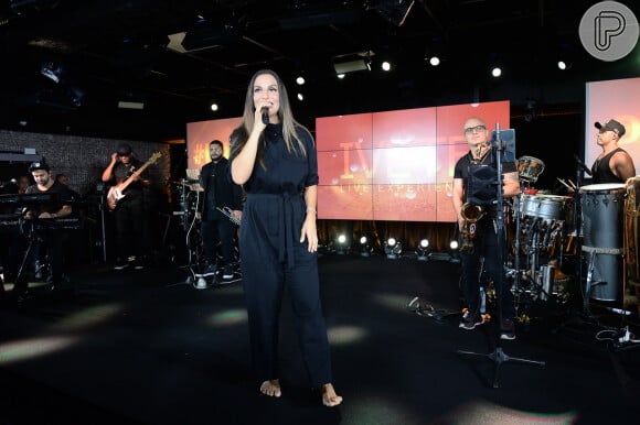 Ivete Sangalo fez pocket show do 'Live Experience' em sede do Google em São Paulo, na noite desta quarta-feira, 21 de novembro de 2018