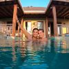 Deborah Secco e Hugo Moura estão hospedados no resort Amilla Fushi