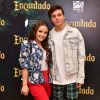 Larissa Manoela e o namorado, Leo Cidade, prestigiam pré-estreia do filme 'Encantado' no shopping Cidade Jardim em São Paulo, na manhã deste sábado, 24 de novembro de 2018