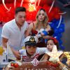 Wesley Safadão fez uma festa para comemorar os 8 anos de seu filho mais velho, Yhudy