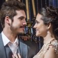 Samuca (Nicolas Prattes) e Marocas (Juliana Paiva) já estarão casados a essa altura da novela 'O Tempo Não Para'