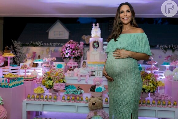 Ivete Sangalo priorizou peças que deixavam a barriga em evidência na gravidez