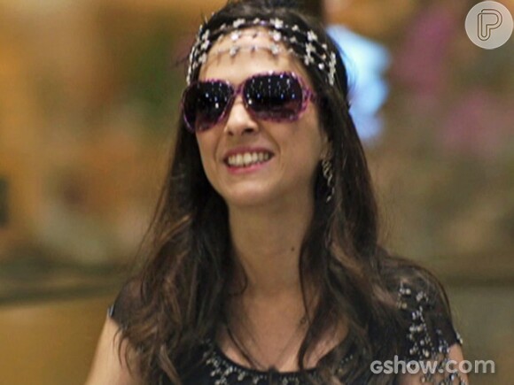 Em cena, a atriz chegou a participar do 'BBB14 - Big Brother Brasil' como a personagem