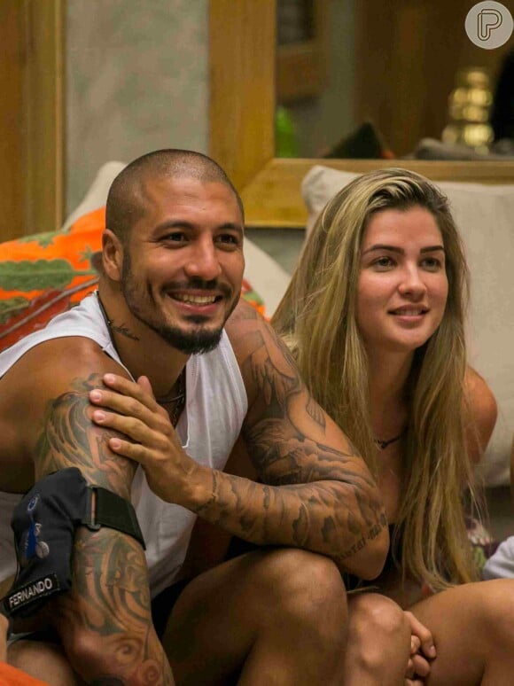 Fernando Medeiros e Aline Gotschalg começaram o relacionamento na 15ª edição do 'Big Brother Brasil'