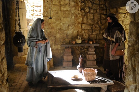 Na minissérie, a atriz interpreta Maria, a mãe de Jesus