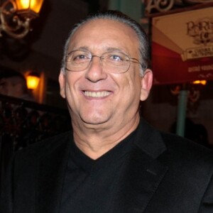 Galvão Bueno festejou o nascimento da neta Bella