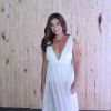 O vestido longo branco já foi aposta de Juliana Paes para um look de verão