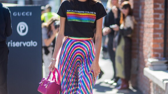 Trend de verão: as rainbow stripes vão conquistar você e o seu look! Veja fotos!