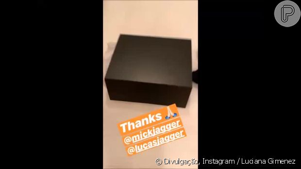 Luciana Gimenez ganha presente do ex Mick Jagger