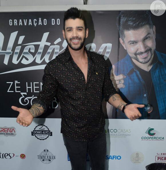 Gusttavo Lima cedeu parte do seu show para Alexandre Pires após polêmica com o cantor