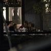 Romulo Neto bate papo com amigos em restaurante de Ipanema, Zona Sul do Rio de Janeiro