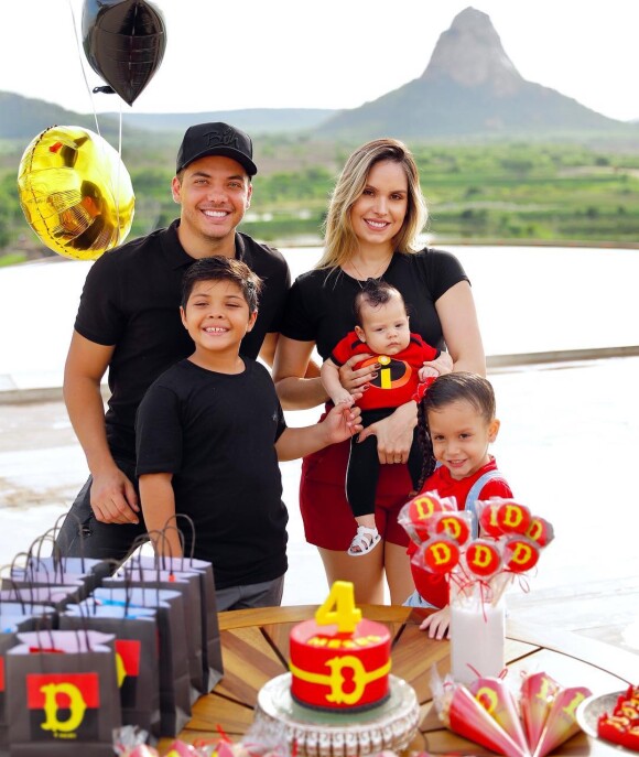 Wesley Safadão e Thyane Dantas comemoram 4º mês de vida do filho, Dom, nesta sexta-feira, dia 18 de janeiro de 2019