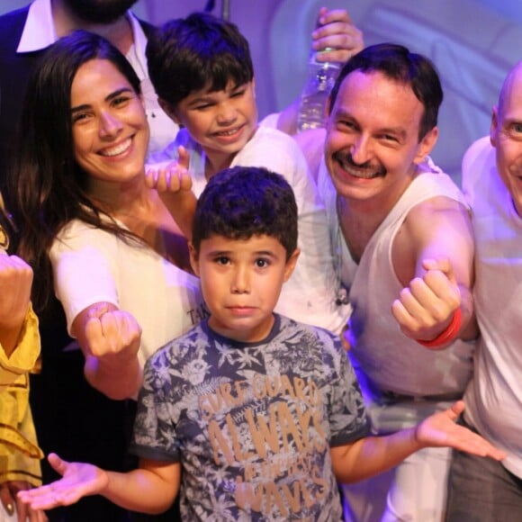 Wanessa Camargo leva filhos para assistir 'Show Queen Lives Kids' em teatro no shopping da Gávea, zona sul do Rio de Janeiro, neste sábado, 19 de janeiro de 2019