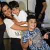 Wanessa Camargo leva filhos para assistir 'Show Queen Lives Kids' em teatro no shopping da Gávea, zona sul do Rio de Janeiro, neste sábado, 19 de janeiro de 2019