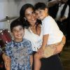 Wanessa Camargo leva filhos para assistir 'Show Queen Lives Kids' em teatro no shopping da Gávea, zona sul do Rio de Janeiro, neste sábado, 19 de janeiro de 2019