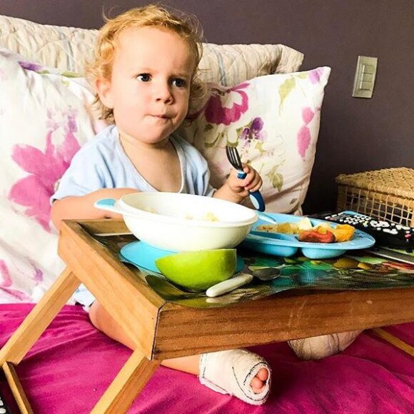 'Tive que lidar com a primeira grande dor que meu filho sentiu', lamentou Maíra Charken