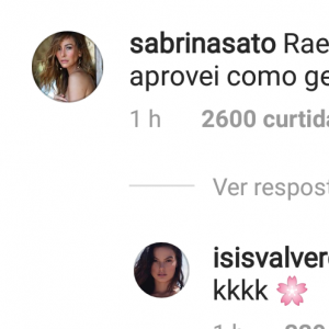 Sabrina aprova Rael como genro