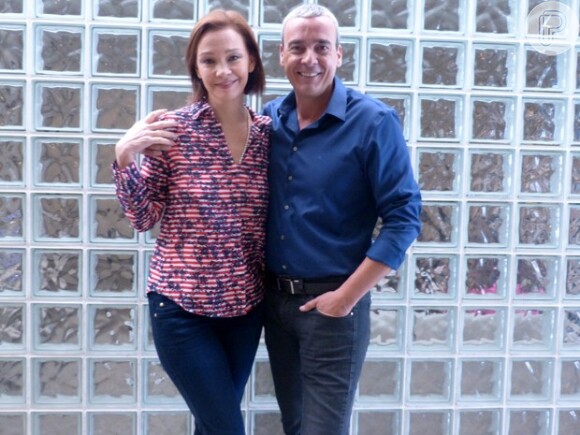 Julia Lemmertz e Alexandre Borges foram convidados do programa 'Encontro com Fátima Bernardes' desta segunda-feira, 22 de setembro de 2014