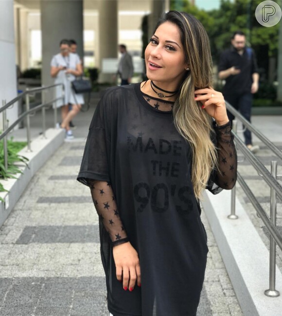 Mayra Cardi mostrou em sua conta de Instagram prejuízos com a chuva que caiu no Rio de Janeiro