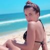 Anitta costuma aproveitar dias de folga ensolarados na praia