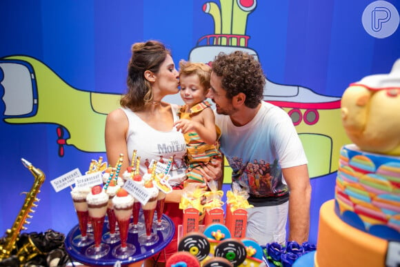 Rafa Brites e Felipe Andreoli comemoraram o segundo aniversário do filho, Rocco, neste domingo, 10 de fevereiro de 2019