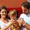 Rafa Brites e o marido, Felipe Andreoli, comemoraram o aniversário do filho, Rocco, de 2 anos