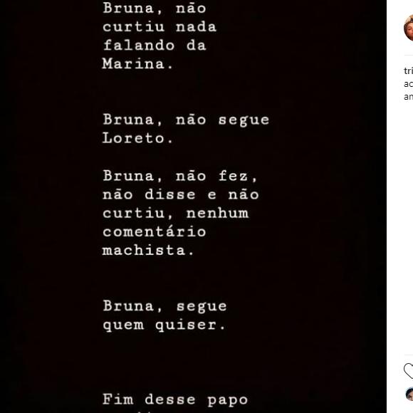 Bruna Marquezine afasta suposta rivalidade com Marina Ruy Barbosa