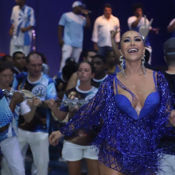 Sabrina Sato lançou 'Carnaval da Sabrina' na quadra da Vila Isabel, no Rio de Janeiro, neste sábado, 23 de fevereiro de 2019 